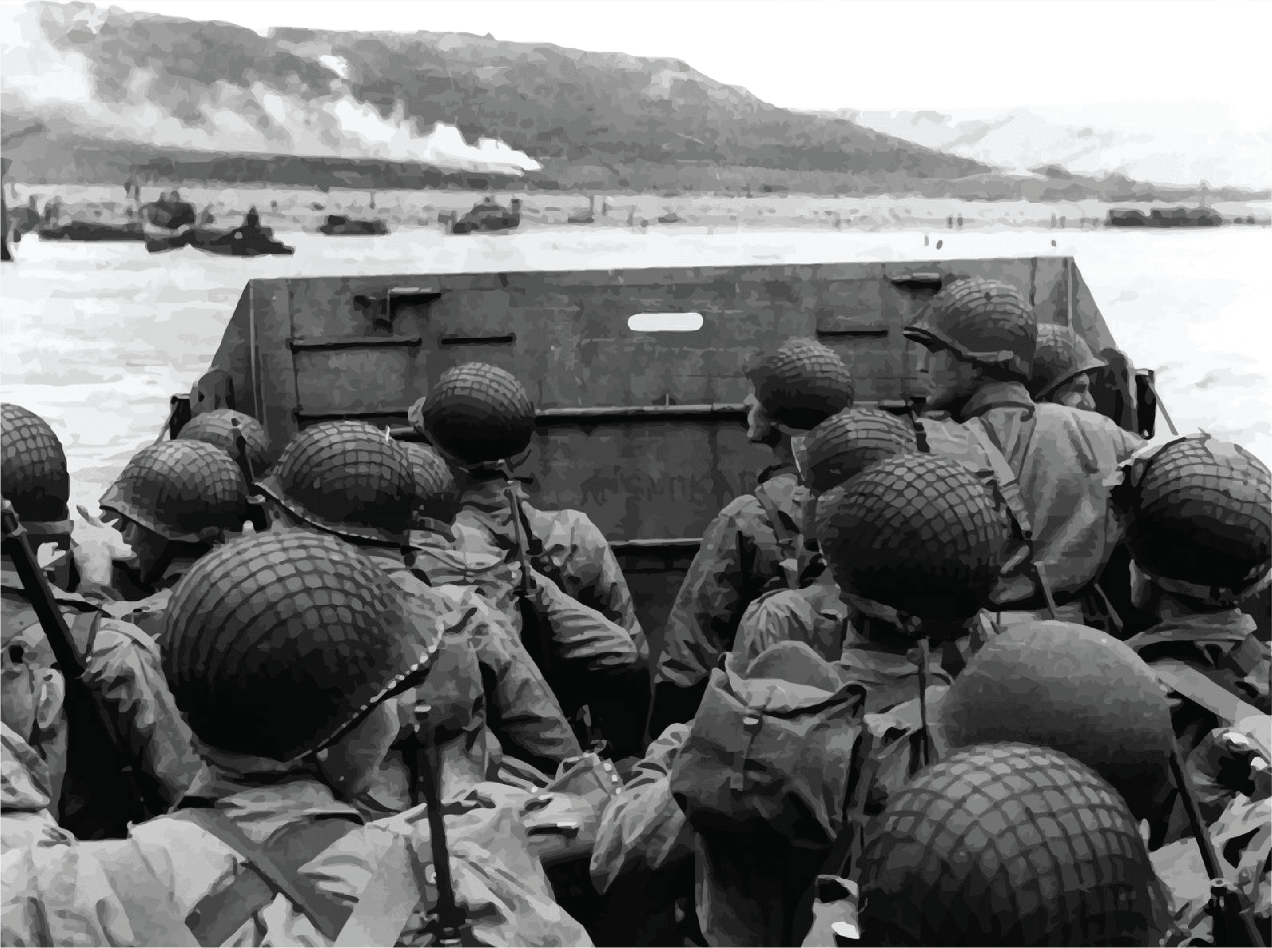 MEMORIALS OF WORLD WAR II - background banner